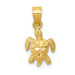 14K Yellow Gold Turtle Pendant - (A87-147) 14K Yellow Gold Turtle Pendant - (A87-147)