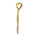 14K Yellow Gold Two-tone Satin & Polished Diamond-cut Boy Communion Pendant - (A87-337) 14K Yellow Gold Two-tone Satin & Polished Diamond-cut Boy Communion Pendant - (A87-337)