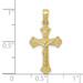 10K Yellow Gold INRI Crucifix Charm Pendant - (A88-846) 10K Yellow Gold INRI Crucifix Charm Pendant - (A88-846)