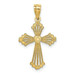 14K Yellow Gold Passion Cross Pendant 27mm length - (A97-937) 14K Yellow Gold Passion Cross Pendant 27mm length - (A97-937)