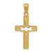 14K Yellow Gold Dove Cross Pendant - (A97-989) 14K Yellow Gold Dove Cross Pendant - (A97-989)