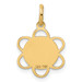 14K Yellow Gold Graduation Day Charm Pendant - (A98-787) 14K Yellow Gold Graduation Day Charm Pendant - (A98-787)
