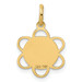 14K Yellow Gold Graduation Day Charm Pendant - (A98-787) 14K Yellow Gold Graduation Day Charm Pendant - (A98-787)