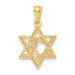 14K Yellow Gold Star of David Pendant 21mm length - (A99-975) 14K Yellow Gold Star of David Pendant 21mm length - (A99-975)