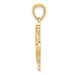 14K Yellow Gold Trotting Horse Pendant - (B13-288) 14K Yellow Gold Trotting Horse Pendant - (B13-288)