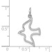 14K White Gold Dove Charm Pendant - (B13-824) 14K White Gold Dove Charm Pendant - (B13-824)