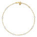14K Two-tone Gold Adjustable Circle Anklet - Length 9'' inches - (C64-244) 14K Two-tone Gold Adjustable Circle Anklet - Length 9'' inches - (C64-244)