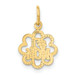14K Yellow Gold #1 Mom Charm - (A82-914) 14K Yellow Gold #1 Mom Charm - (A82-914)