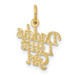 14K Yellow Gold Daddy's Little Girl Charm - (A83-418)