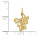 14K Yellow Gold Daddy's Little Girl Charm - (A83-418)
