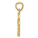 14K Yellow Gold Pretzel Pendant - (A83-594)