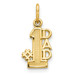 14K Yellow Gold #1 Dad Charm - (A83-678)
