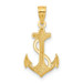 14K Yellow Gold Polished Anchor Pendant - (A83-831) 14K Yellow Gold Polished Anchor Pendant - (A83-831)