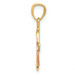 14K Two-tone Gold Heart Lock & Key Pendant - (A84-590) 14K Two-tone Gold Heart Lock & Key Pendant - (A84-590)