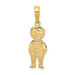 14K Yellow Gold Boy with Hands In Pocket Pendant - (A84-601) 14K Yellow Gold Boy with Hands In Pocket Pendant - (A84-601)