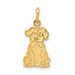 14K Yellow Gold Puppy Charm - (A84-854)