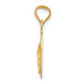 14K Yellow Gold Polished & Diamond-cut Corpus Oval Pendant 20.5mm length - (A85-682) 14K Yellow Gold Polished & Diamond-cut Corpus Oval Pendant 20.5mm length - (A85-682)