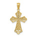 14K Yellow Gold Polished Filigree Cross Pendant - (A85-753) 14K Yellow Gold Polished Filigree Cross Pendant - (A85-753)