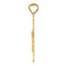 14K Yellow Gold Polished Satin and Diamond-cut Crucifix Pendant 27.5mm length - (A85-825) 14K Yellow Gold Polished Satin and Diamond-cut Crucifix Pendant 27.5mm length - (A85-825)