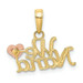 14K Two-tone Gold We Love Nana Charm - (A86-491)