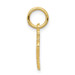 10K Yellow Gold Football Charm - (A86-718) 10K Yellow Gold Football Charm - (A86-718)