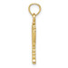 10K Yellow Gold Menorah Pendant - (A88-447) 10K Yellow Gold Menorah Pendant - (A88-447)
