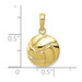 10K Yellow Gold Polished Volleyball Pendant - (A88-659) 10K Yellow Gold Polished Volleyball Pendant - (A88-659)
