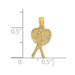 14K Yellow Gold Tennis Racquets Charm Pendant - (A89-909) 14K Yellow Gold Tennis Racquets Charm Pendant - (A89-909)