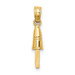14K Yellow Gold 3-D Buoy Charm Pendant - (A92-356) 14K Yellow Gold 3-D Buoy Charm Pendant - (A92-356)