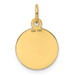 14K Yellow Gold Happy Anniversary Charm Pendant - (A98-558)