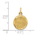 14K Yellow Gold Happy Anniversary Charm Pendant - (A98-558)