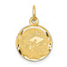 14K Yellow Gold Graduation Cap Charm Pendant - (A98-637) 14K Yellow Gold Graduation Cap Charm Pendant - (A98-637)