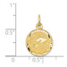 14K Yellow Gold Graduation Cap Charm Pendant - (A98-637) 14K Yellow Gold Graduation Cap Charm Pendant - (A98-637)