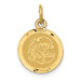 14K Yellow Gold Happy Birthday Disc Charm Pendant - (A98-758) 14K Yellow Gold Happy Birthday Disc Charm Pendant - (A98-758)