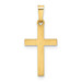 14K Yellow Gold Hollow Cross Pendant 22mm length - (B11-306) 14K Yellow Gold Hollow Cross Pendant 22mm length - (B11-306)
