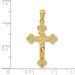 14K Yellow Gold Polished INRI Medium Crucifix Pendant - (B11-434) 14K Yellow Gold Polished INRI Medium Crucifix Pendant - (B11-434)