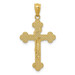 14K Yellow Gold Polished INRI Medium Crucifix Pendant - (B11-434) 14K Yellow Gold Polished INRI Medium Crucifix Pendant - (B11-434)