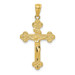 14K Yellow Gold Polished INRI Medium Crucifix Pendant - (B11-434) 14K Yellow Gold Polished INRI Medium Crucifix Pendant - (B11-434)