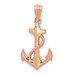 14K Rose Gold Anchor Pendant - (B13-101)