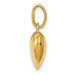 14K Yellow Gold Polished Puffed Heart Pendant - (B14-375)