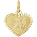 14K Yellow Gold 8x7mm Angel Pendant - (B16-124) 14K Yellow Gold 8x7mm Angel Pendant - (B16-124)