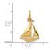 14K Yellow Gold Sailboat Charm - (A82-512)