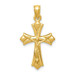 14K Yellow Gold Reversible Crucifix /Cross Pendant 30mm length - (A83-534) 14K Yellow Gold Reversible Crucifix /Cross Pendant 30mm length - (A83-534)