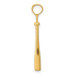 14K Yellow Gold 3-D Baseball Bat Pendant - (A83-566) 14K Yellow Gold 3-D Baseball Bat Pendant - (A83-566)