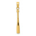 14K Yellow Gold 3-D Baseball Bat Pendant - (A83-566) 14K Yellow Gold 3-D Baseball Bat Pendant - (A83-566)