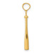 14K Yellow Gold 3-D Baseball Bat Pendant - (A83-566) 14K Yellow Gold 3-D Baseball Bat Pendant - (A83-566)