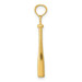 14K Yellow Gold 3-D Baseball Bat Pendant - (A83-566) 14K Yellow Gold 3-D Baseball Bat Pendant - (A83-566)