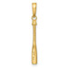 14K Yellow Gold 3-D Baseball Bat Pendant - (A83-566) 14K Yellow Gold 3-D Baseball Bat Pendant - (A83-566)