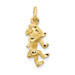 14K Yellow Gold Leo Zodiac Charm - (A83-755)