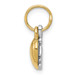 14K Two-tone Gold Heart & Key Charm - (A84-273) 14K Two-tone Gold Heart & Key Charm - (A84-273)